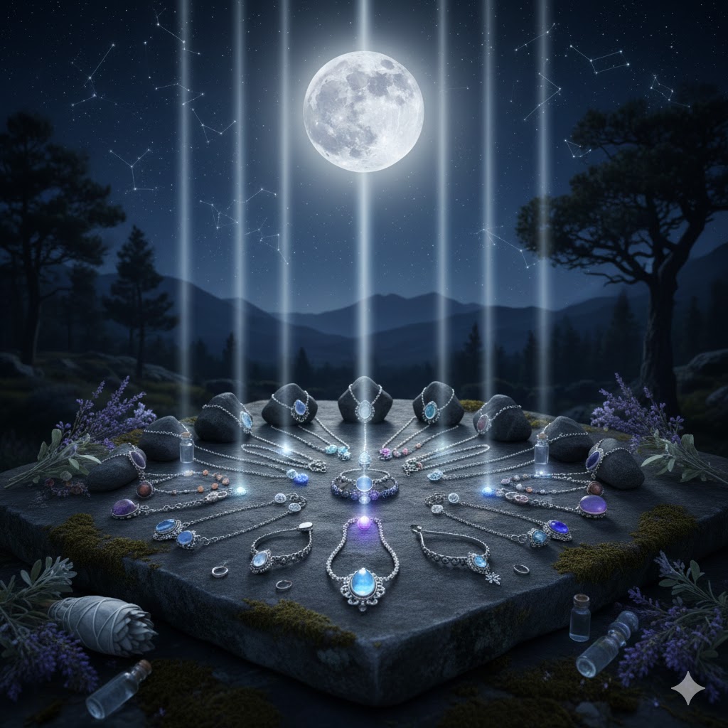 Métodos para limpiar y cargar bisutería energética